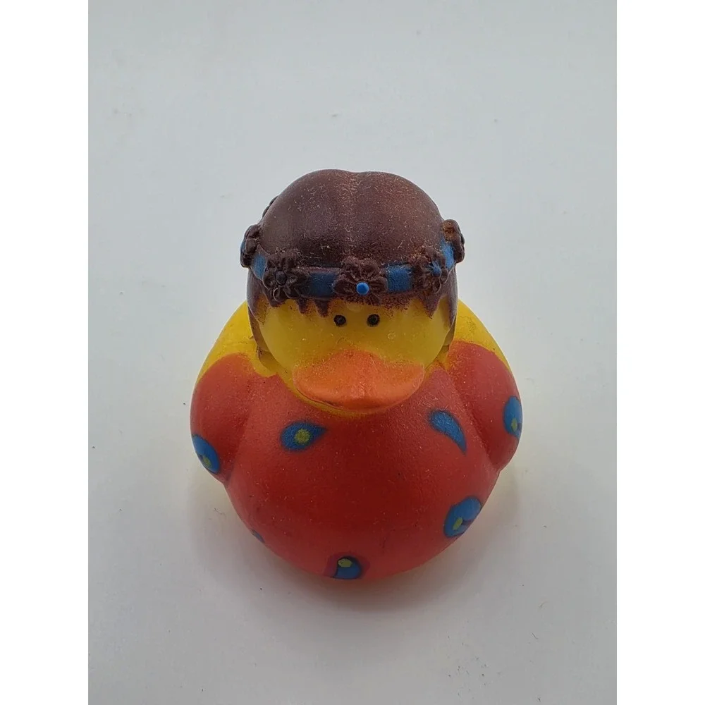 Set of 5 Plastic Duck Figurines Assorted Designs Collectibles